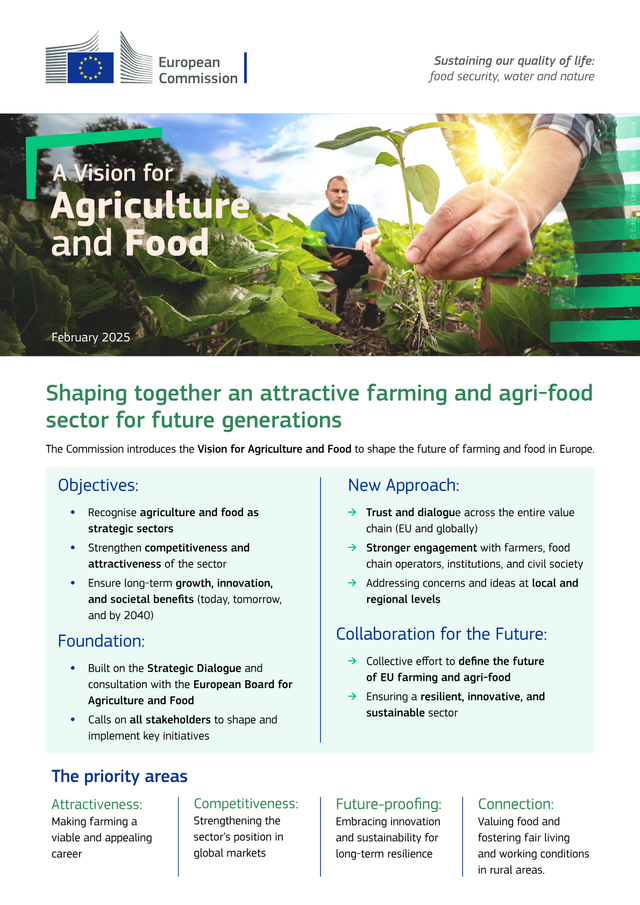 Vision for Agriculture and Food (2025)